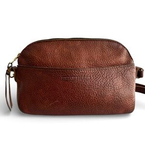 Portland Leather Goods Eclipse Crossbody Purse in Nutmeg